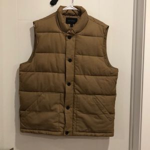 Banana Republic Light Brown Puffer Vest